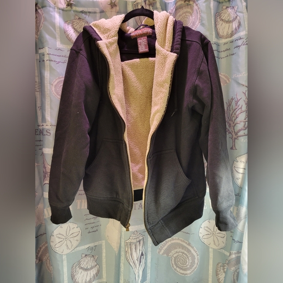 Moose Creek Other - Moose Creek Black Hoodie with Cream Lining